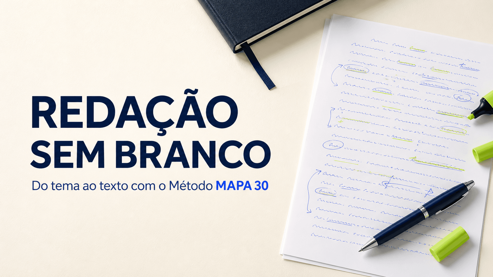 Redação Sem Branco — Método MAPA 30